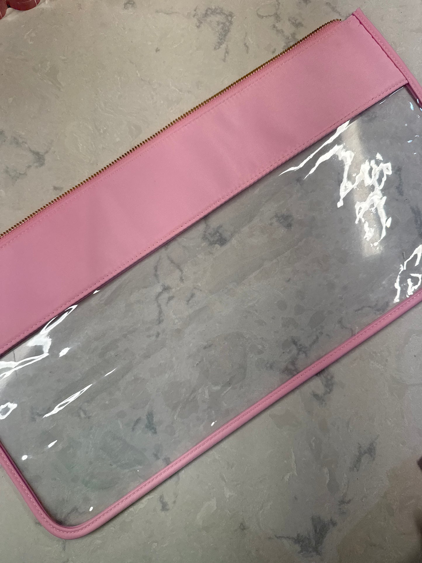 Large Vinyl Zipper Bag