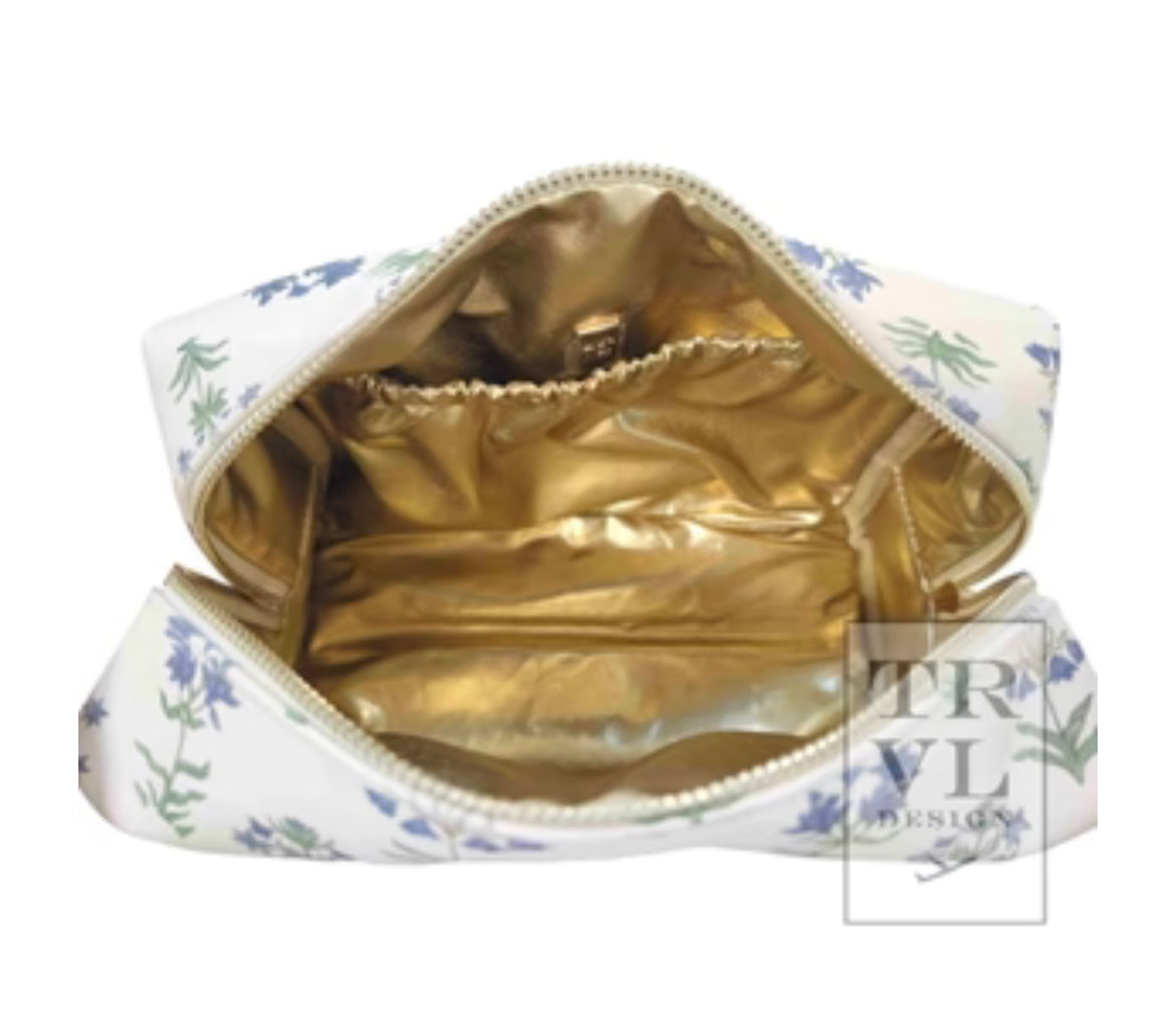 Luxe Provence Saffiano Everyday Cosmetic Bag by TRVL