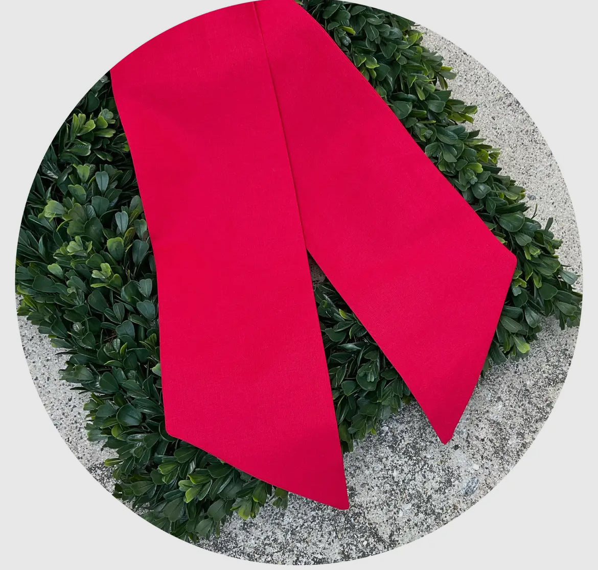 Linen Wreath Sash