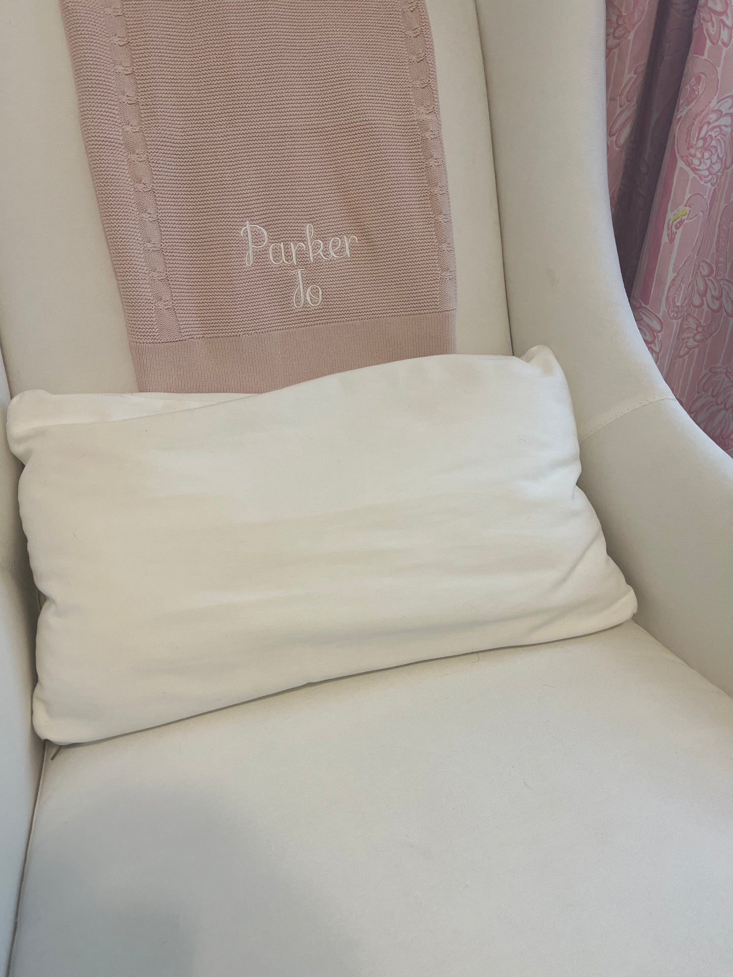 Cable Garter Knit Baby Blanket