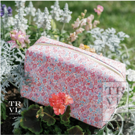 Luxe Saffiano Cosmetic Bag