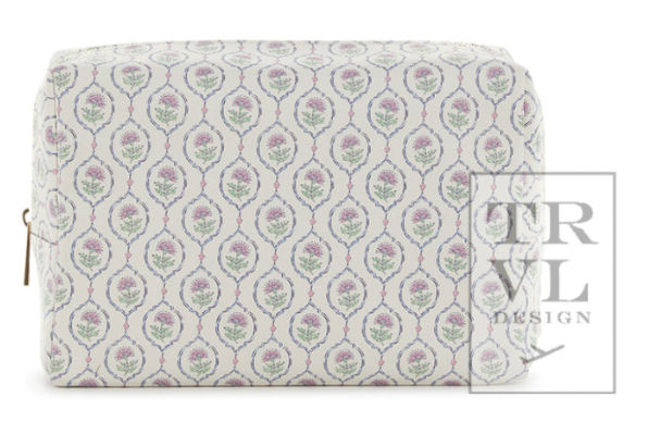 Luxe Saffiano Cosmetic Bag