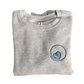Youth Grey with Blue Stitching Sweatshirt