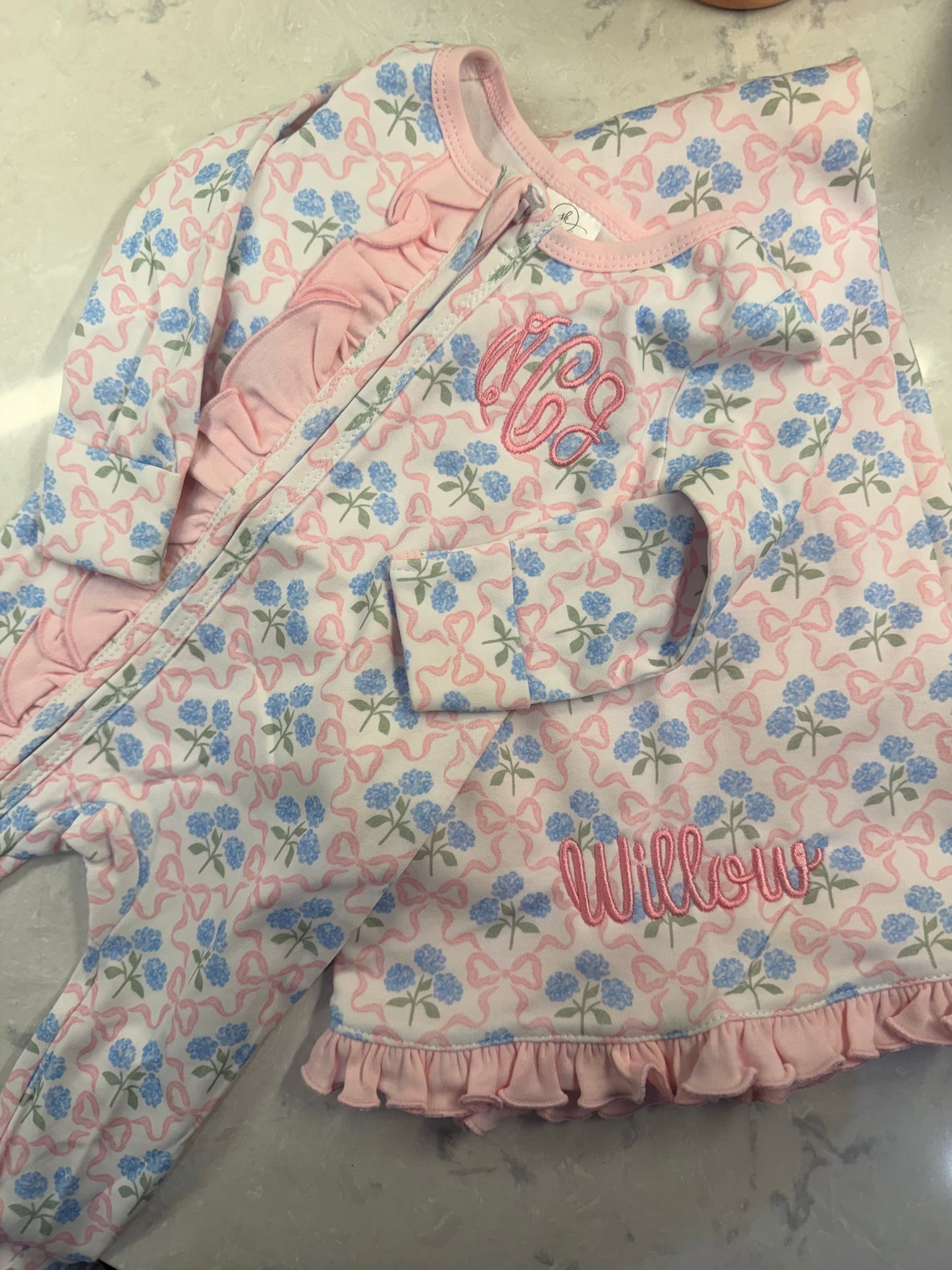 Floral Zip Sleeper