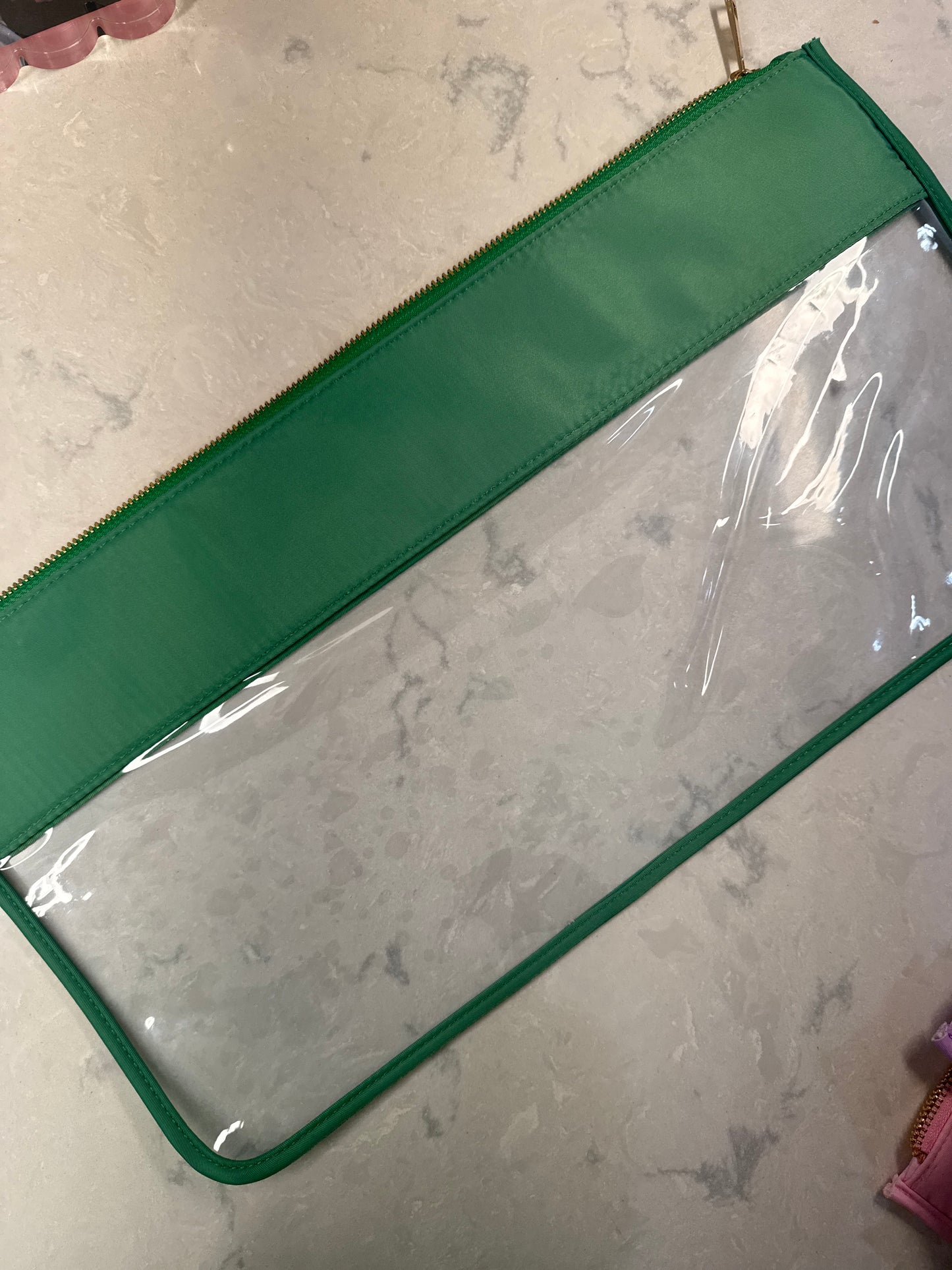 Large Vinyl Zipper Bag