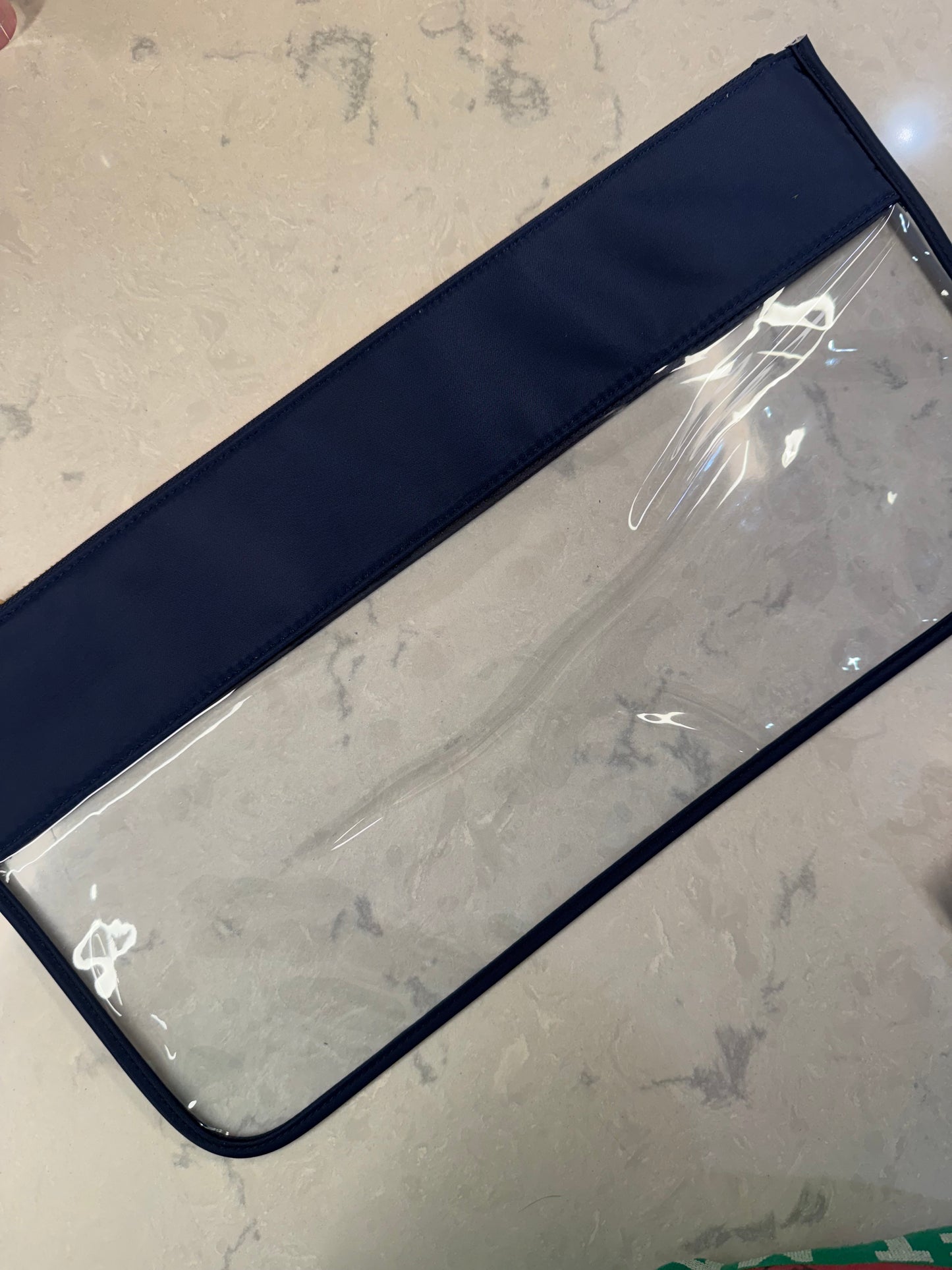 Large Vinyl Zipper Bag