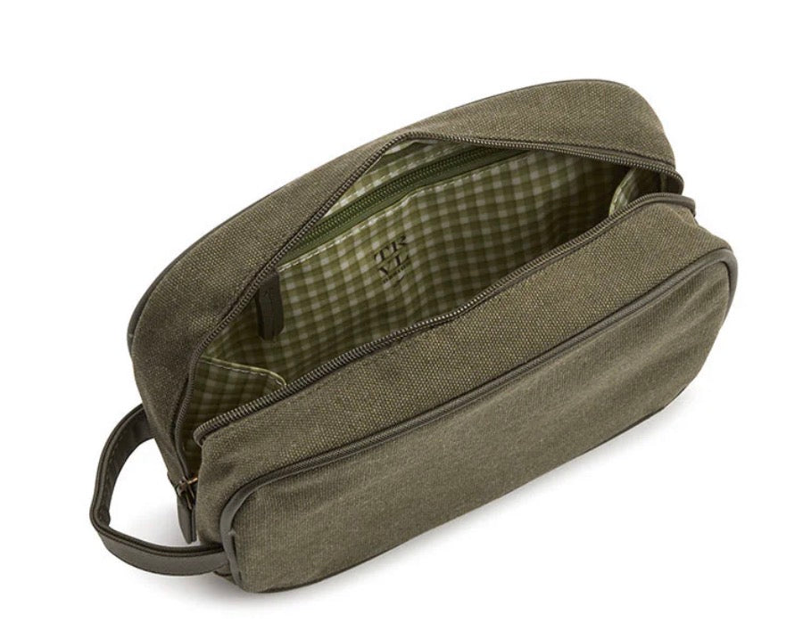 MEN'S KIT CASE - TOILETRY BAG COATED CANVAS