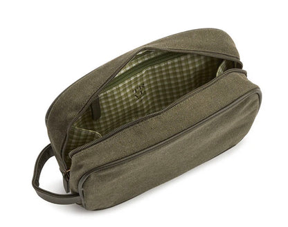 MEN'S KIT CASE - TOILETRY BAG COATED CANVAS
