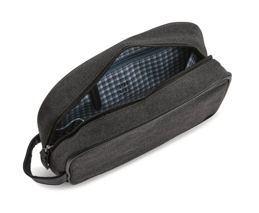 MEN'S KIT CASE - TOILETRY BAG COATED CANVAS