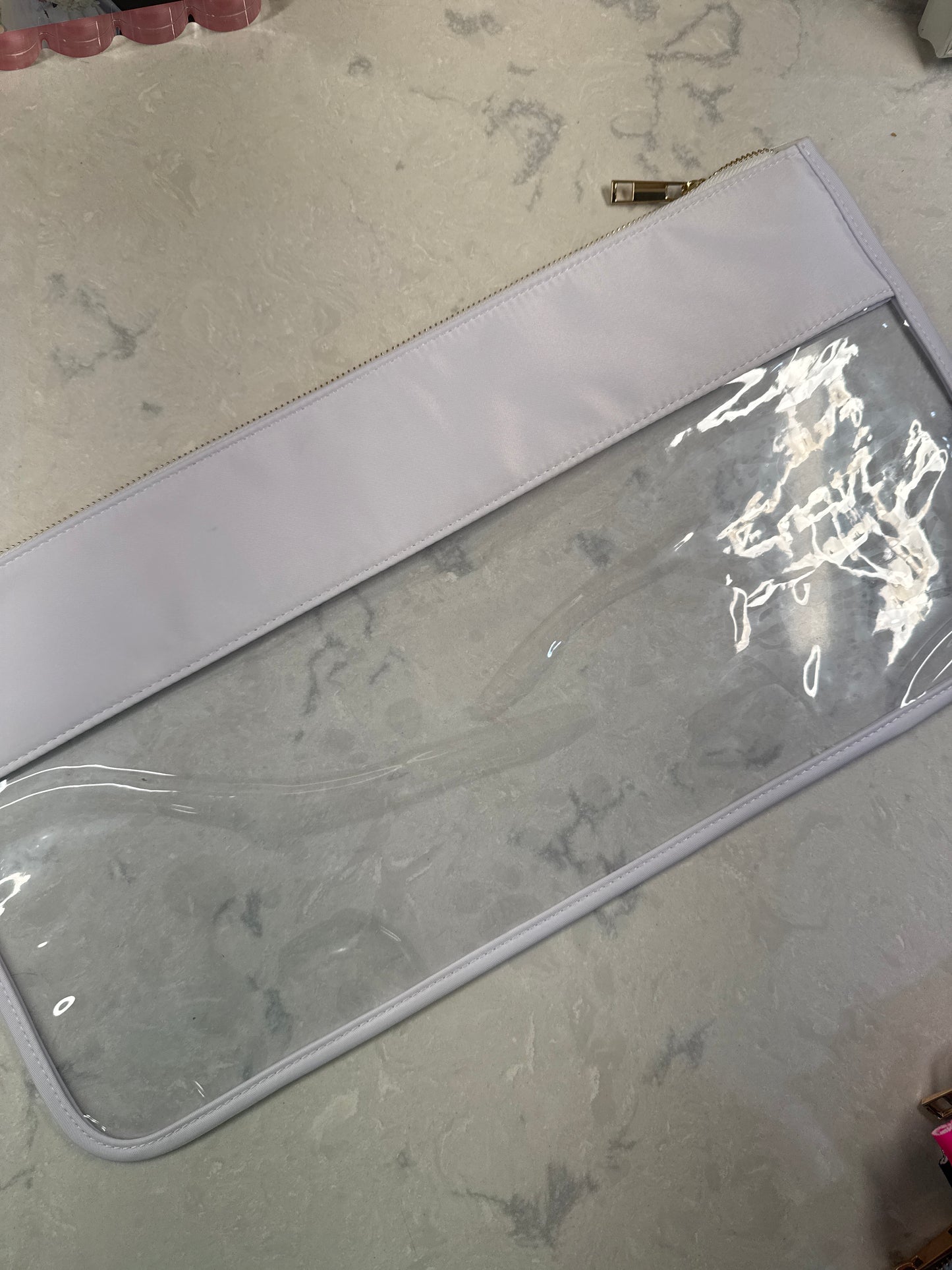 Large Vinyl Zipper Bag