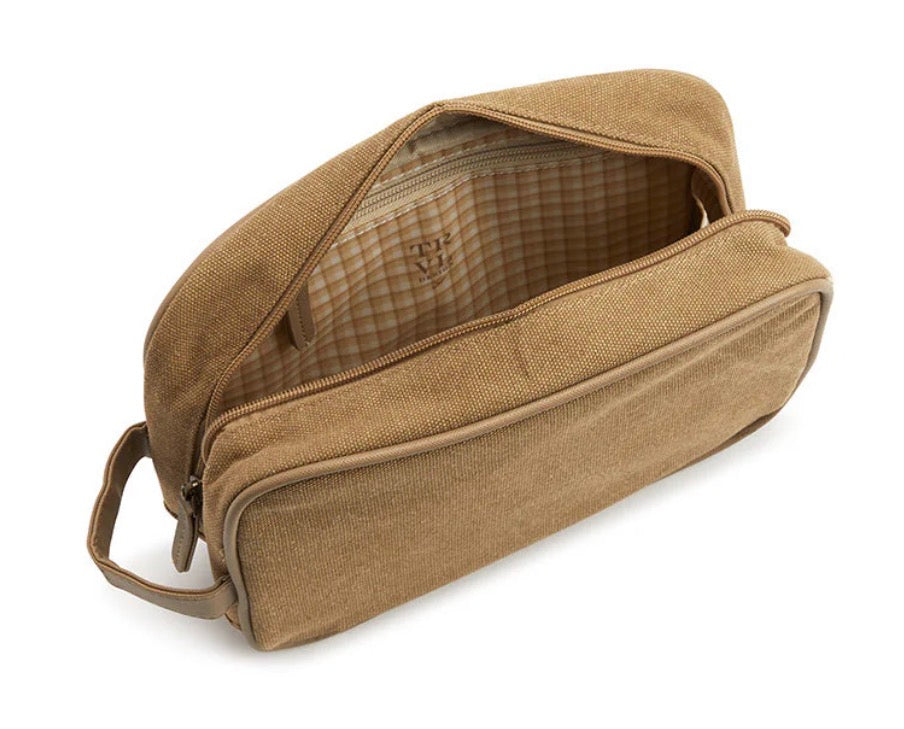 MEN'S KIT CASE - TOILETRY BAG COATED CANVAS