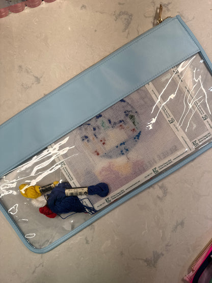 Large Vinyl Zipper Bag