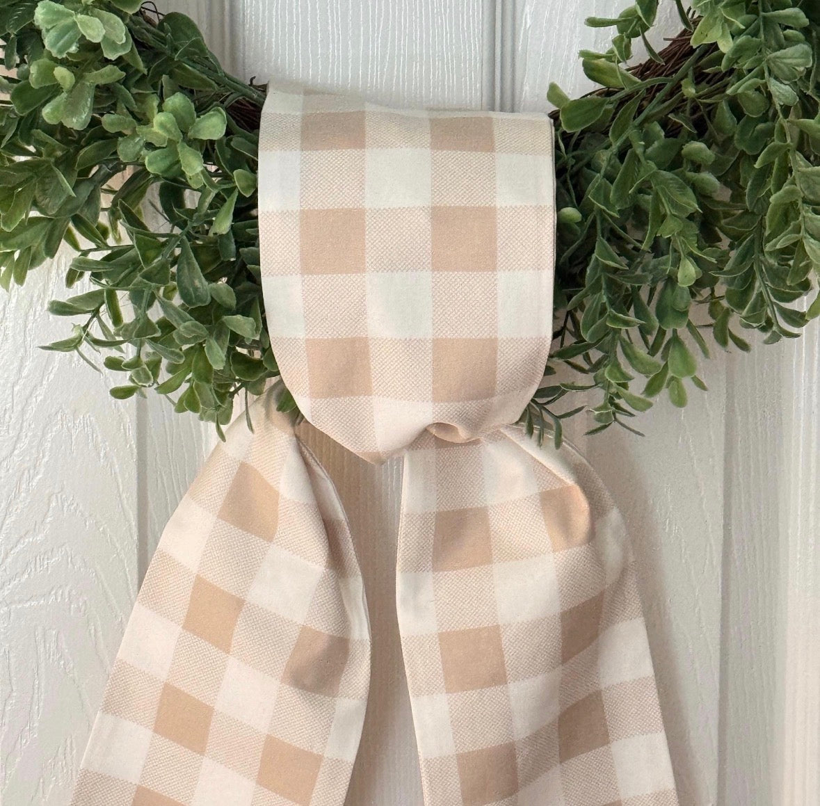 Linen Wreath Sash