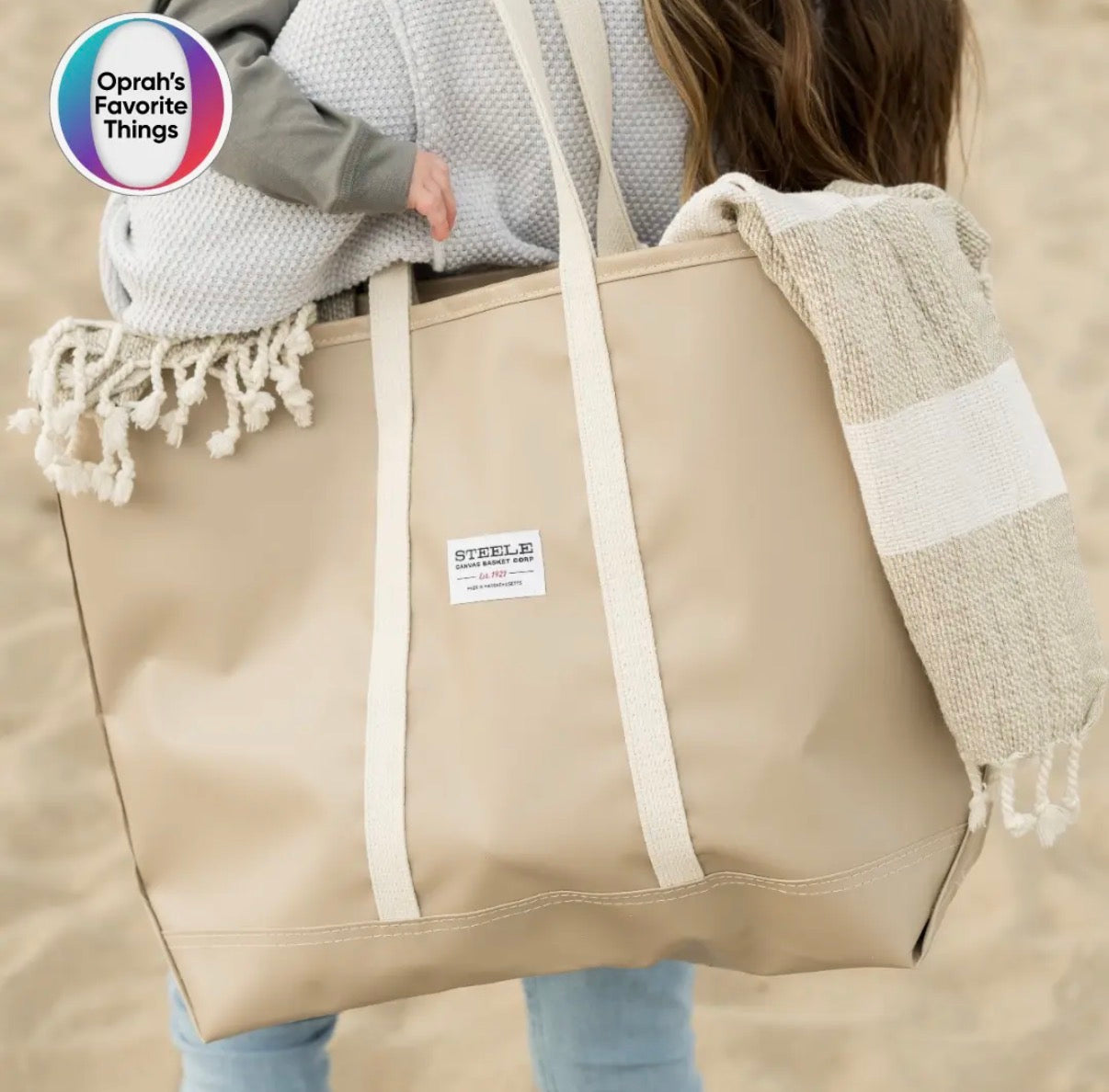 Large Steele Beach Tote