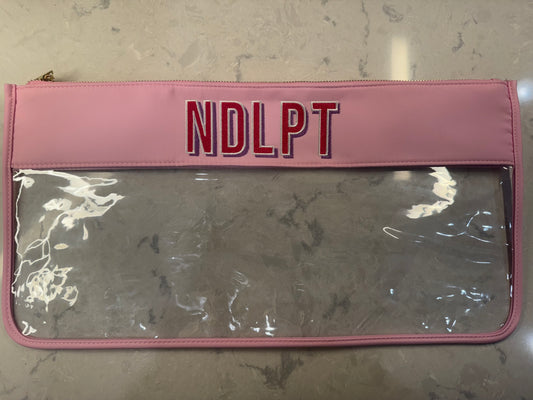 Large Vinyl Zipper Bag