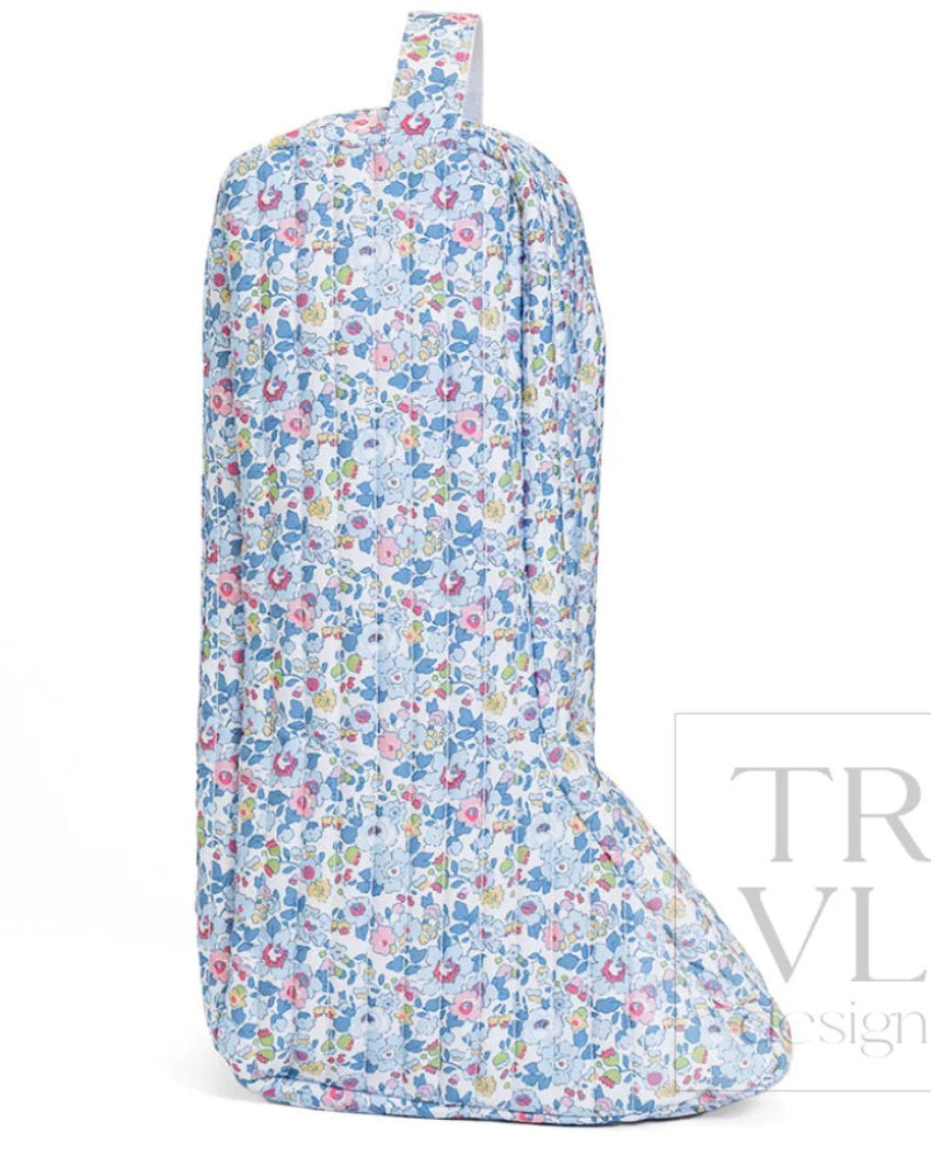 Large Quilted Boot Bag