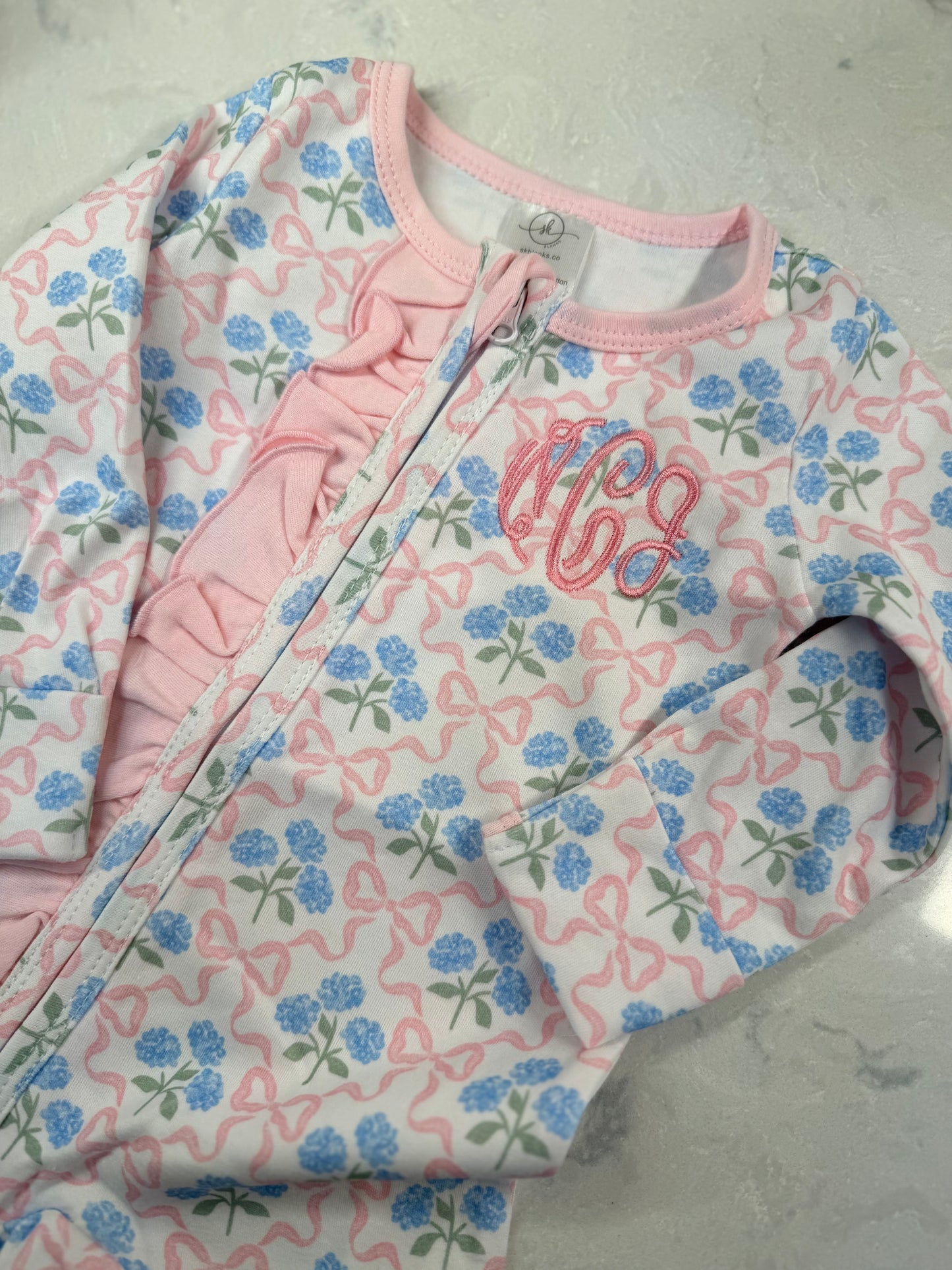 Floral Zip Sleeper