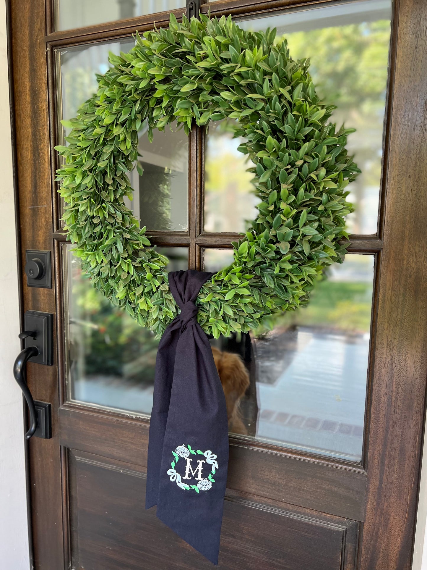 Linen Wreath Sash