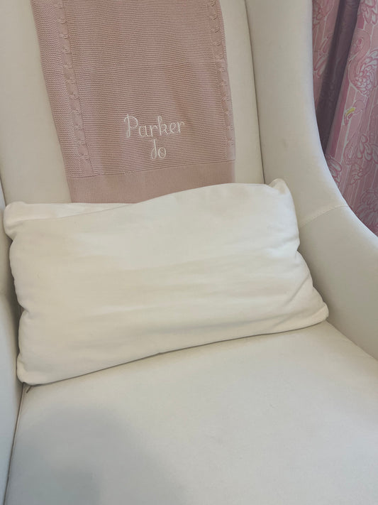 Cable Garter Knit Baby Blanket